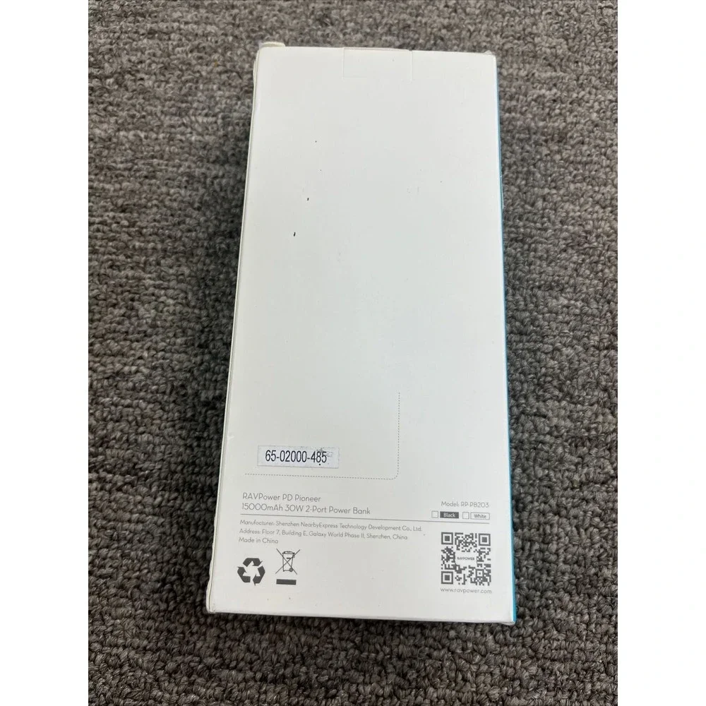 RavPower PD Pioneer 15000mAh 30W 2-Port USB‎ C Power Bank - Model RP-PB203 - New